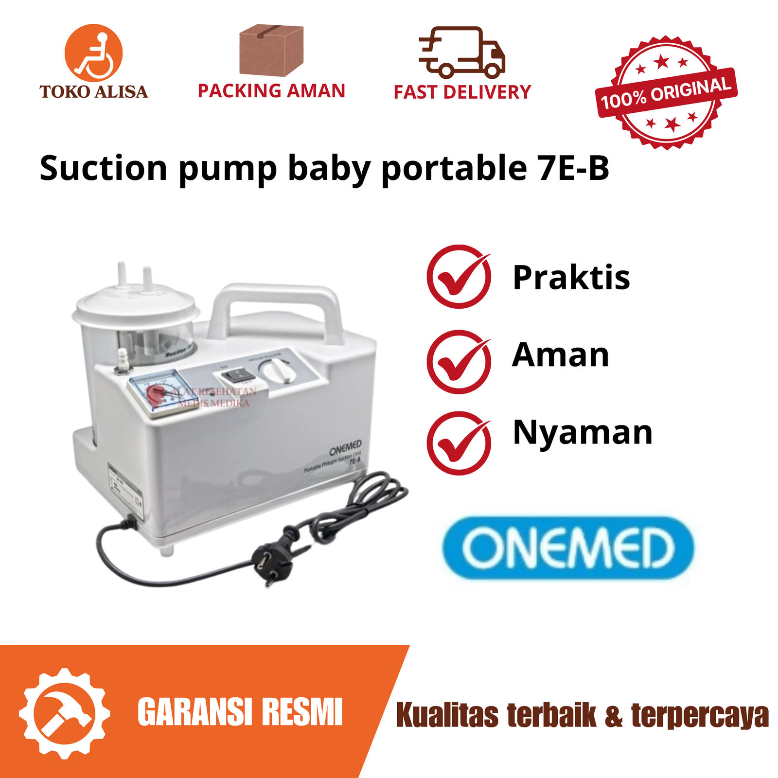Suction pump baby portable 7E-B